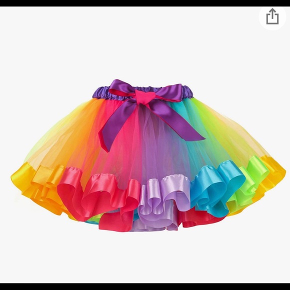 Belababy Other - Belababy girl rainbow tulle skirt Size L